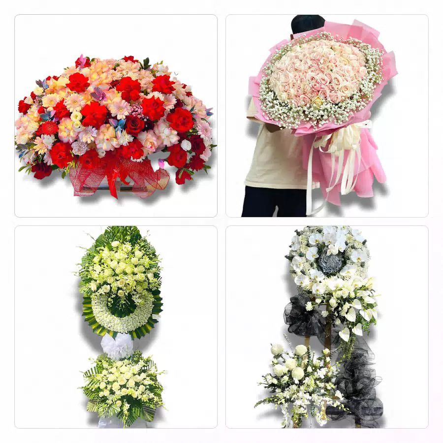 Cửa hàng đặt hoa tươi tại Bạc Liêu