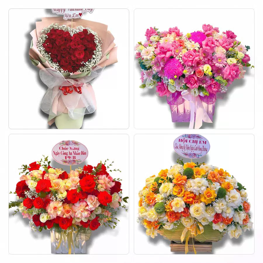 Đặt hoa tươi tại Dầu Tiếng, Bình Dương giao gần hồ Dầu Tiếng