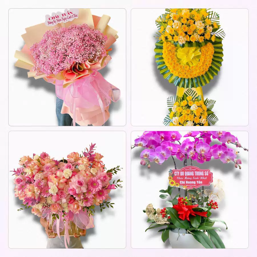 đặt hoa tươi tại Hương Khê Hà Tĩnh