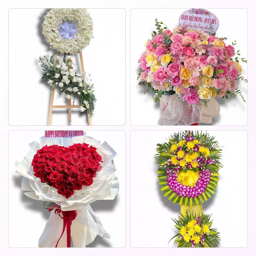 shop hoa tươi Mỹ An Tháp Mười đóng gói giao hoa
