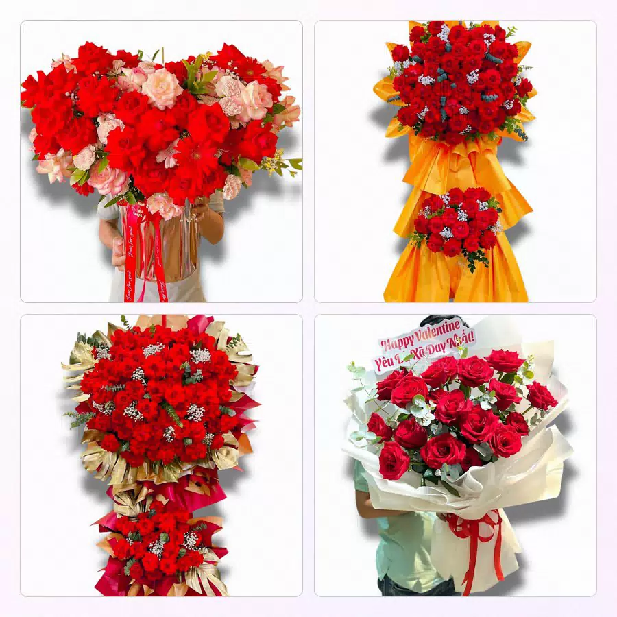 Bó hoa tươi đặt tại Mỹ Tho