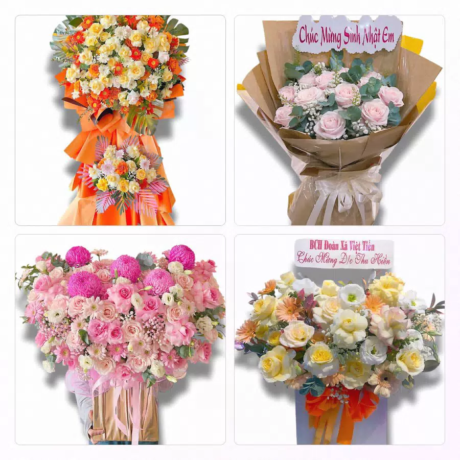 shop hoa tươi Nha Trang giao hoa sinh nhật khai trương cưới hỏi