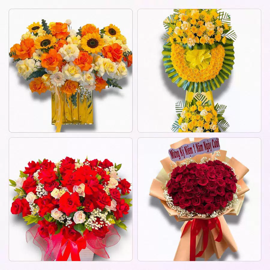 Đặt hoa tươi tại Phước Long, Bình Phước