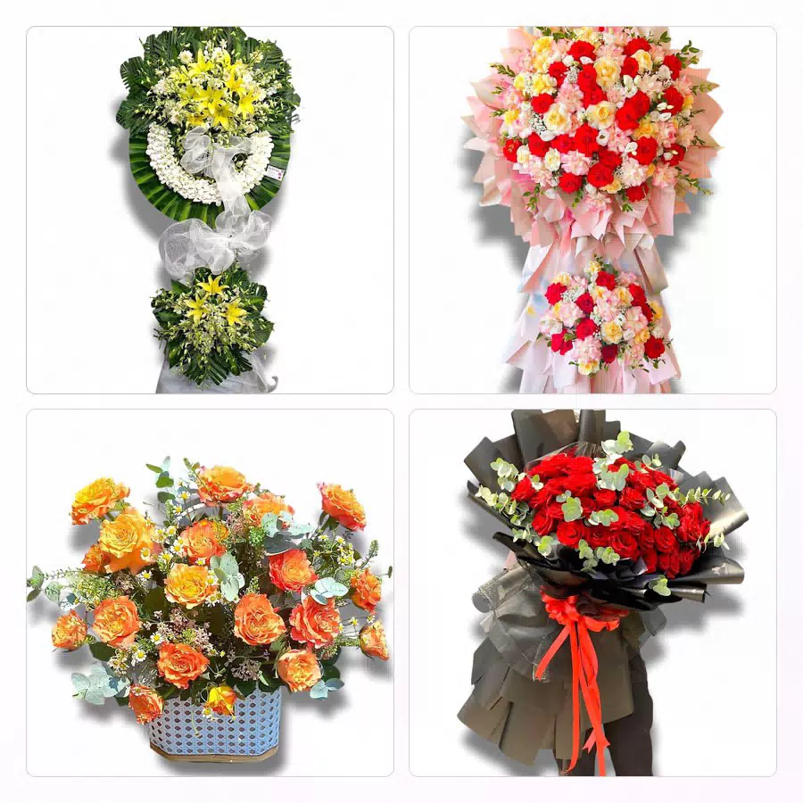 bó hoa tươi giao khu công nghiệp Đồng An Phường Bình Hòa