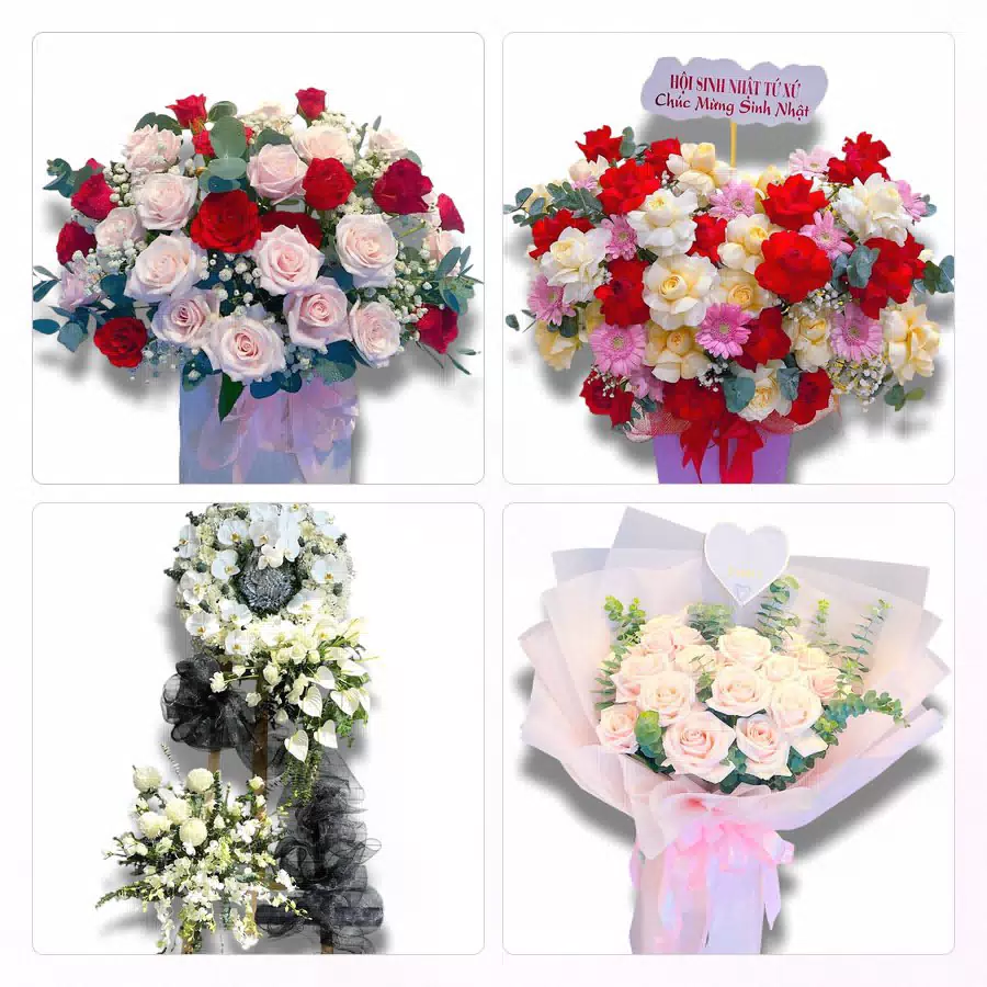 bó hoa tươi đặt giao Phường Bình Tây Chợ Lớn