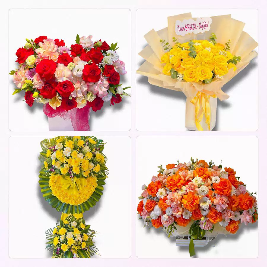 Bó hoa tươi giao tại Phường Đại Thành, Cần Thơ
