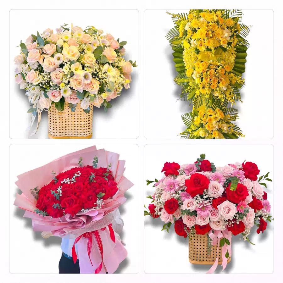Hoa tươi giao tận nơi tại Phường Đạo Thạnh, Đồng Tháp