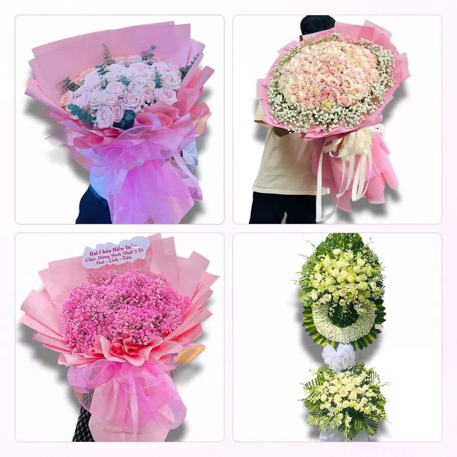 shop hoa Phường Điện Bàn giao hoa sinh nhật khai trương