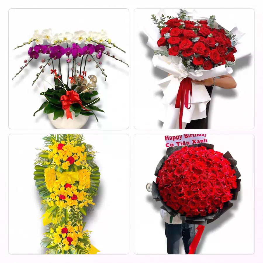 bó hoa tươi đẹp giao tận nhà Đông Hải