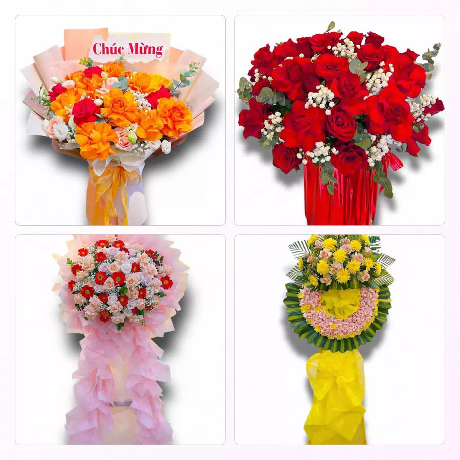 Giỏ hoa chúc mừng khai trương giao tại Phường Gia Lộc, Tây Ninh