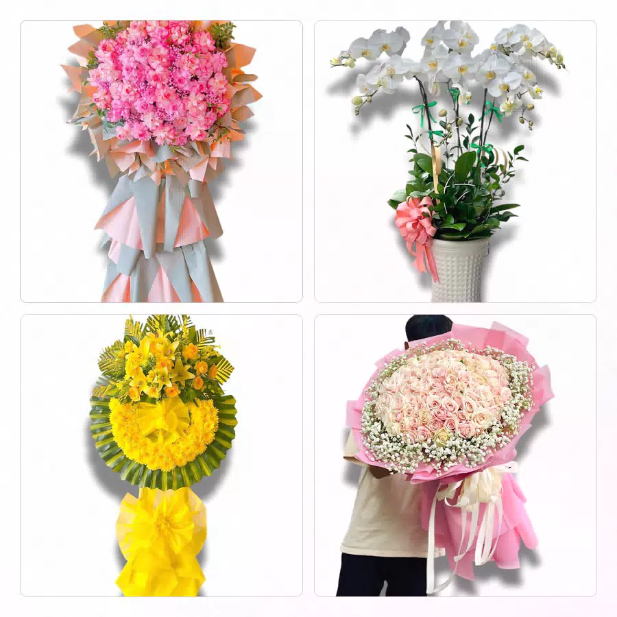 Hoa tươi giao tận công ty tại Long Bình
