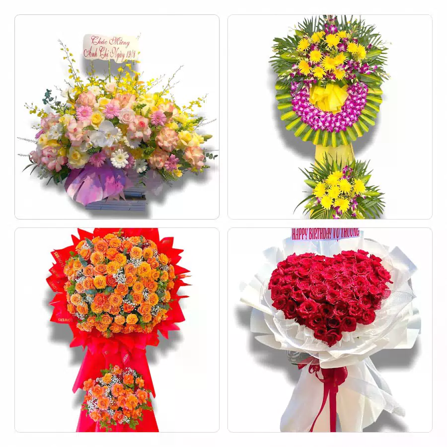 shop hoa Phường Long Phú An Giang giao hoa sinh nhật khai trương