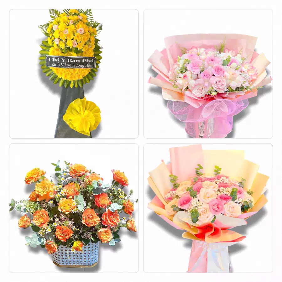 Shop hoa tươi giao hoa tại Phường Long Xuyên