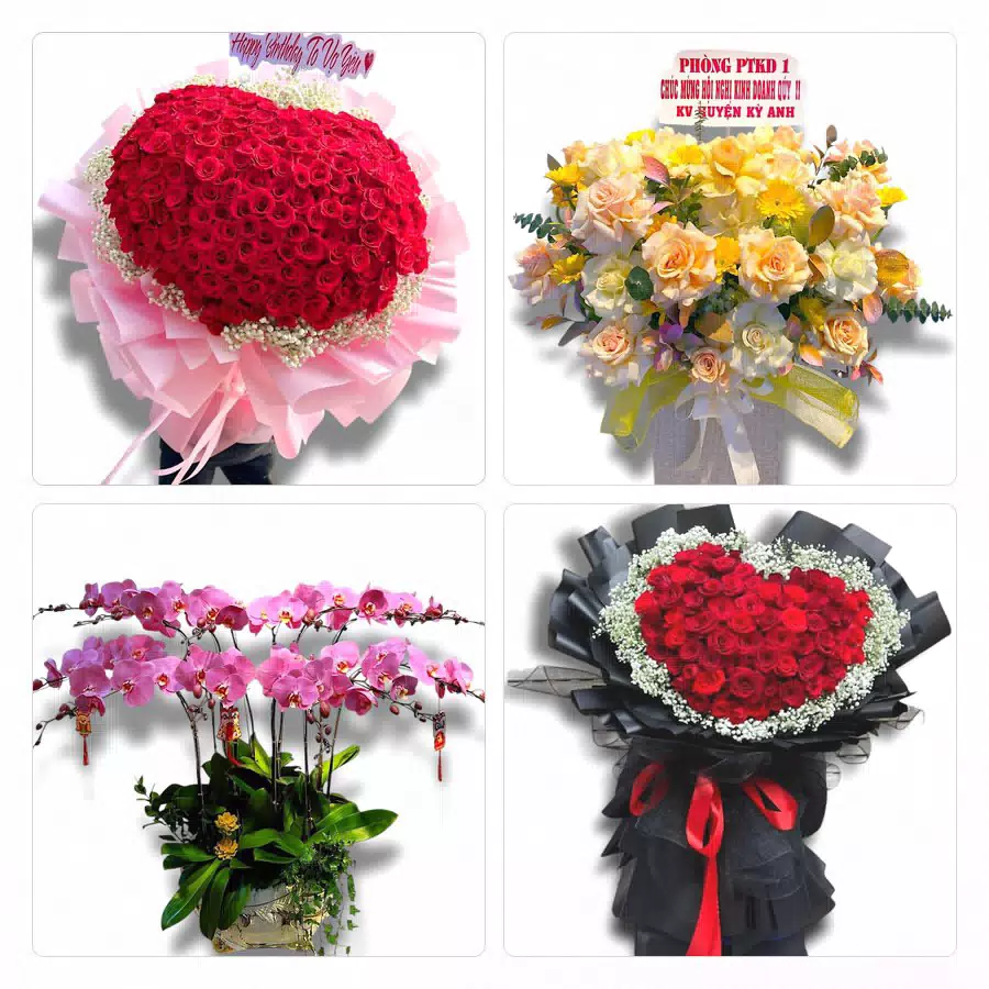Bó hoa tươi shop hoa Nam Hoa Lư Ninh Bình
