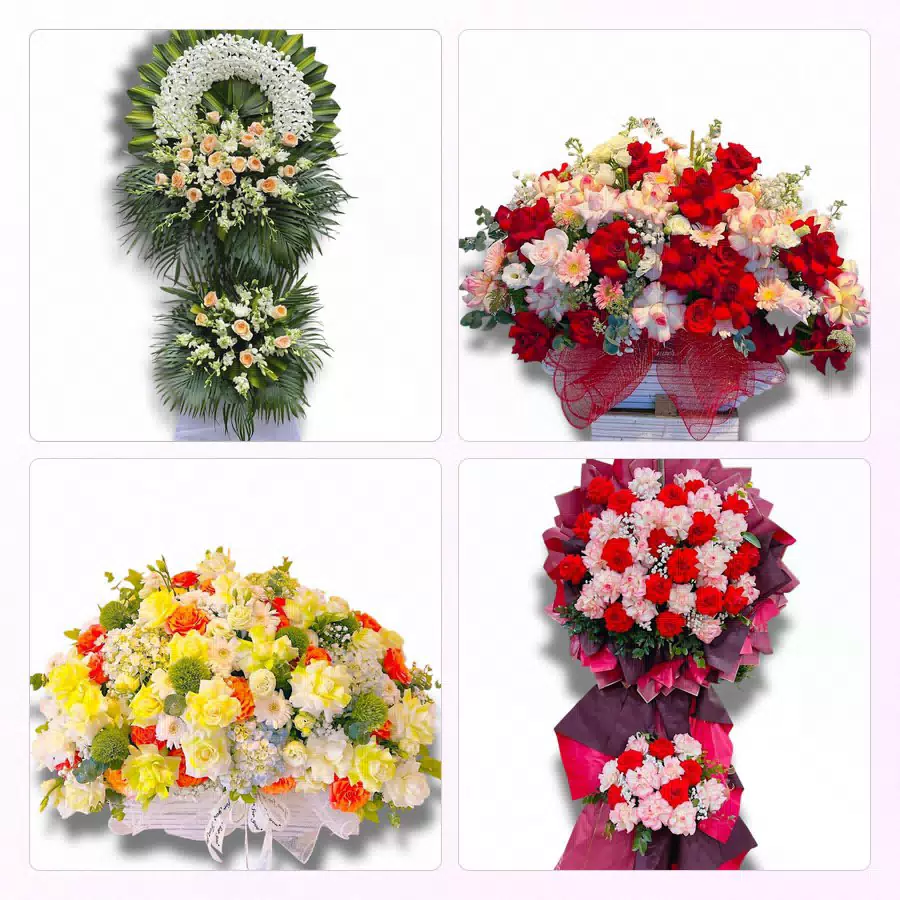 Kệ hoa khai trương giao tại khu công nghiệp Quế Võ, Phường Nhân Hòa