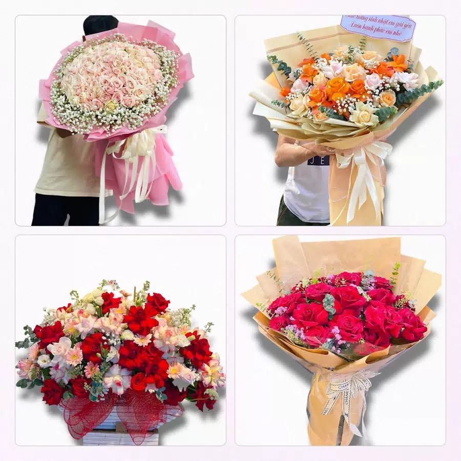 Bó hoa tươi giao tận nơi tại Phường Phú Lâm, TP.HCM