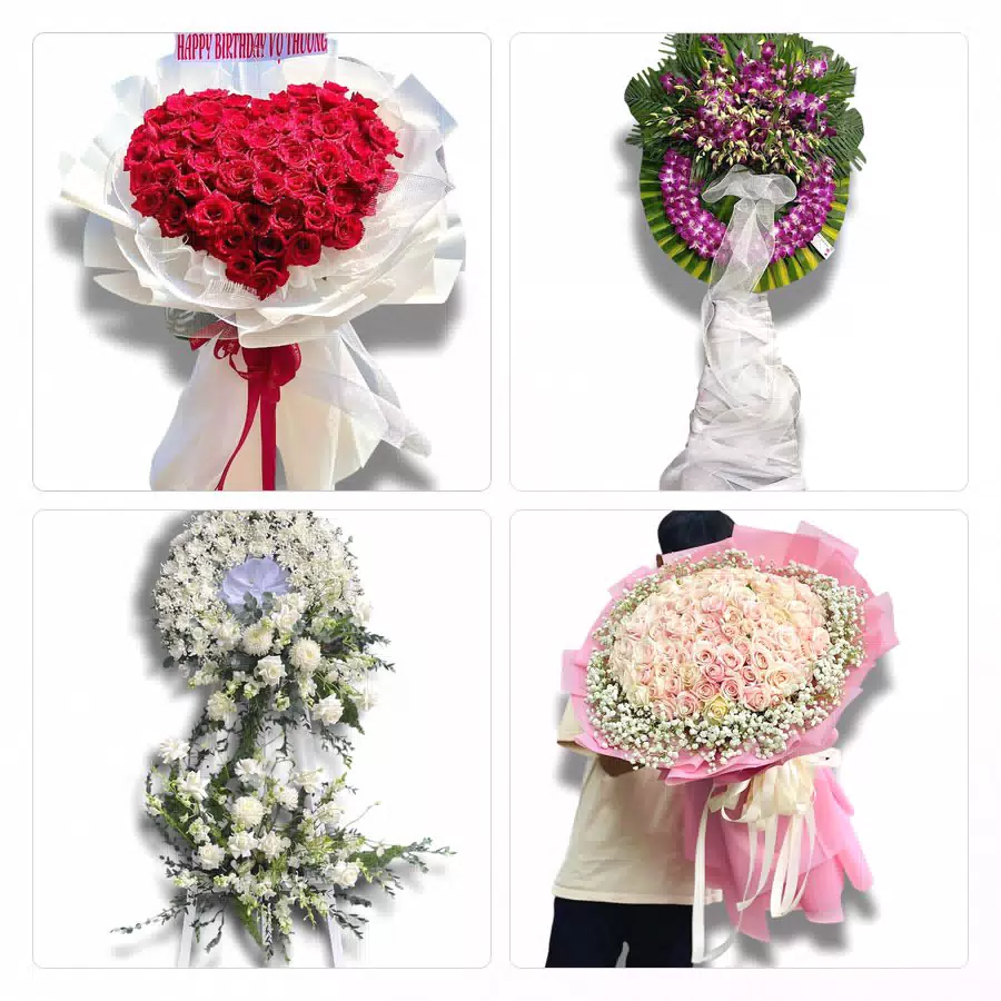 Giỏ hoa tươi đặt tại Phường Tân Định, TP.HCM
