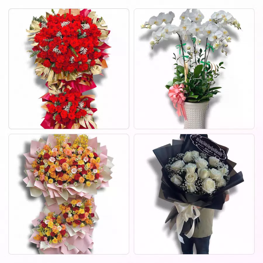 Vòng hoa chia buồn giao tại Phường Tân Ngãi, Vĩnh Long