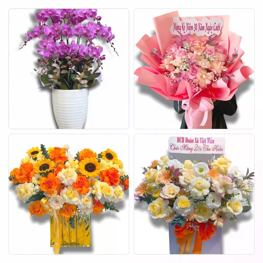 shop hoa tươi Phường Tây Hồ, Hà Nội - lẵng hoa khai trương