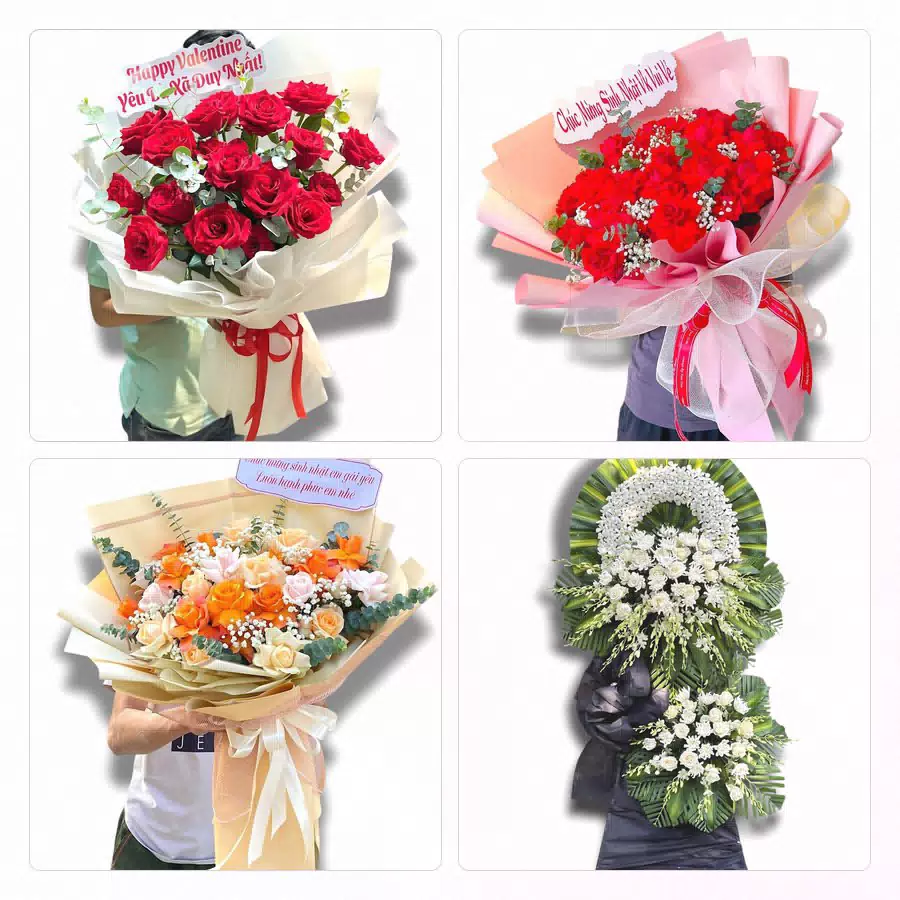 Bó hoa tươi giao tại Phường Tây Hoa Lư, Ninh Bình