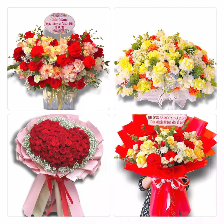 Bó hoa tươi giao tận nhà tại Phường Trần Lãm, Hưng Yên