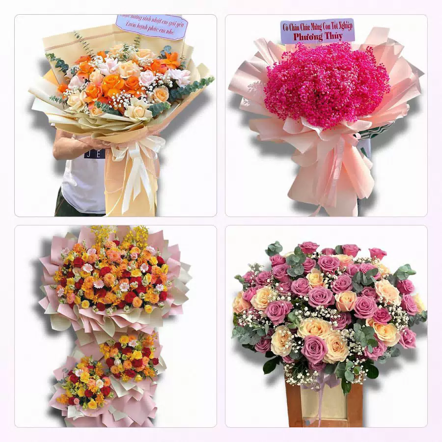giao hoa tươi tận nhà tại Phường Trường Vinh, Nghệ An