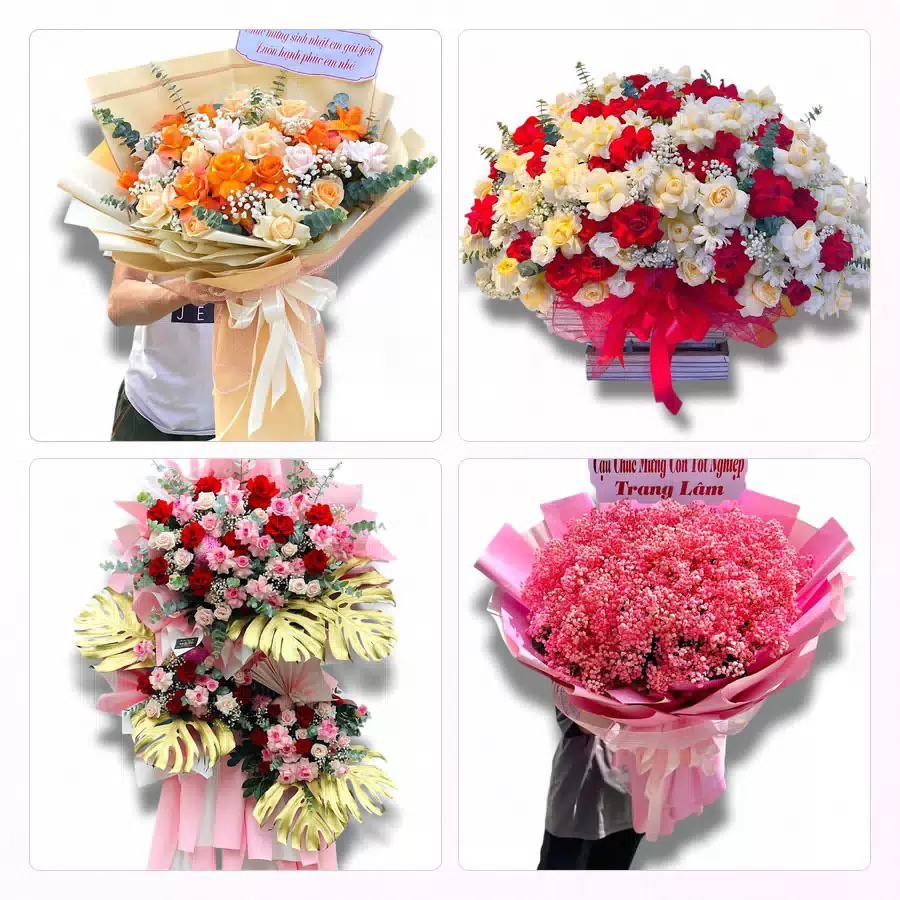 Shop hoa tươi giao hoa tận nơi tại Phường Vườn Lài