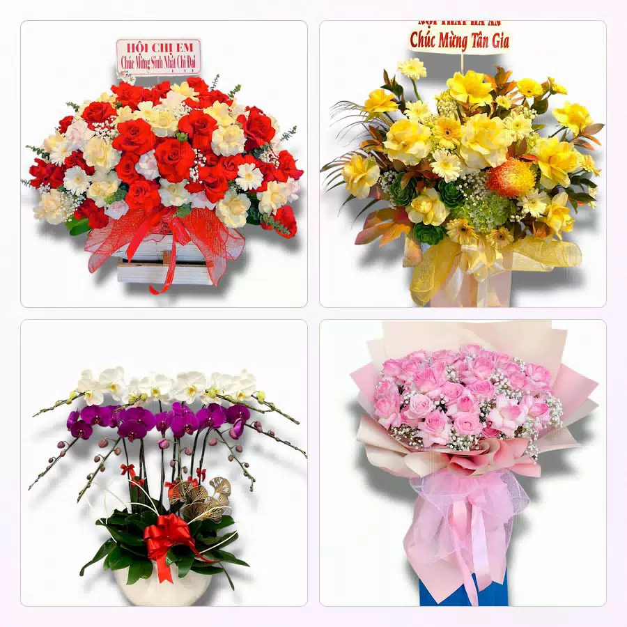 Đặt hoa tươi tại Tân Bình, Bình Dương giao dọc TL 741