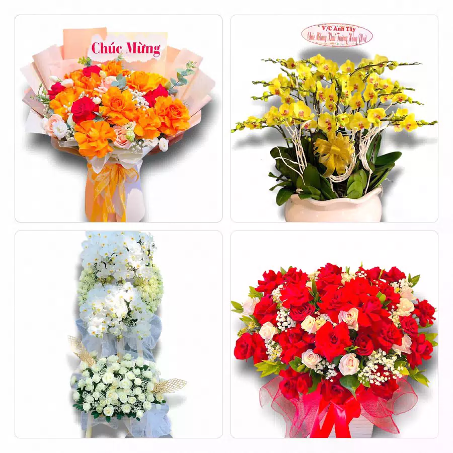 Cửa hàng điện hoa Thạnh Hóa đường Hùng Vương