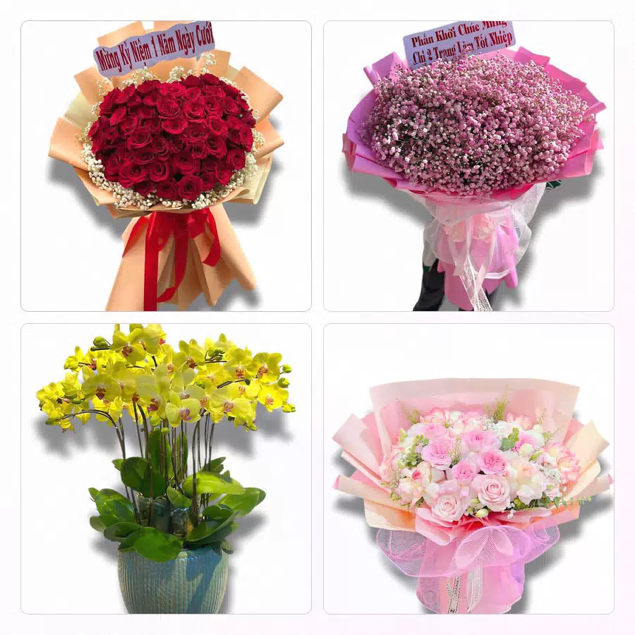 cửa hàng hoa tươi Thanh Thủy giao nhanh
