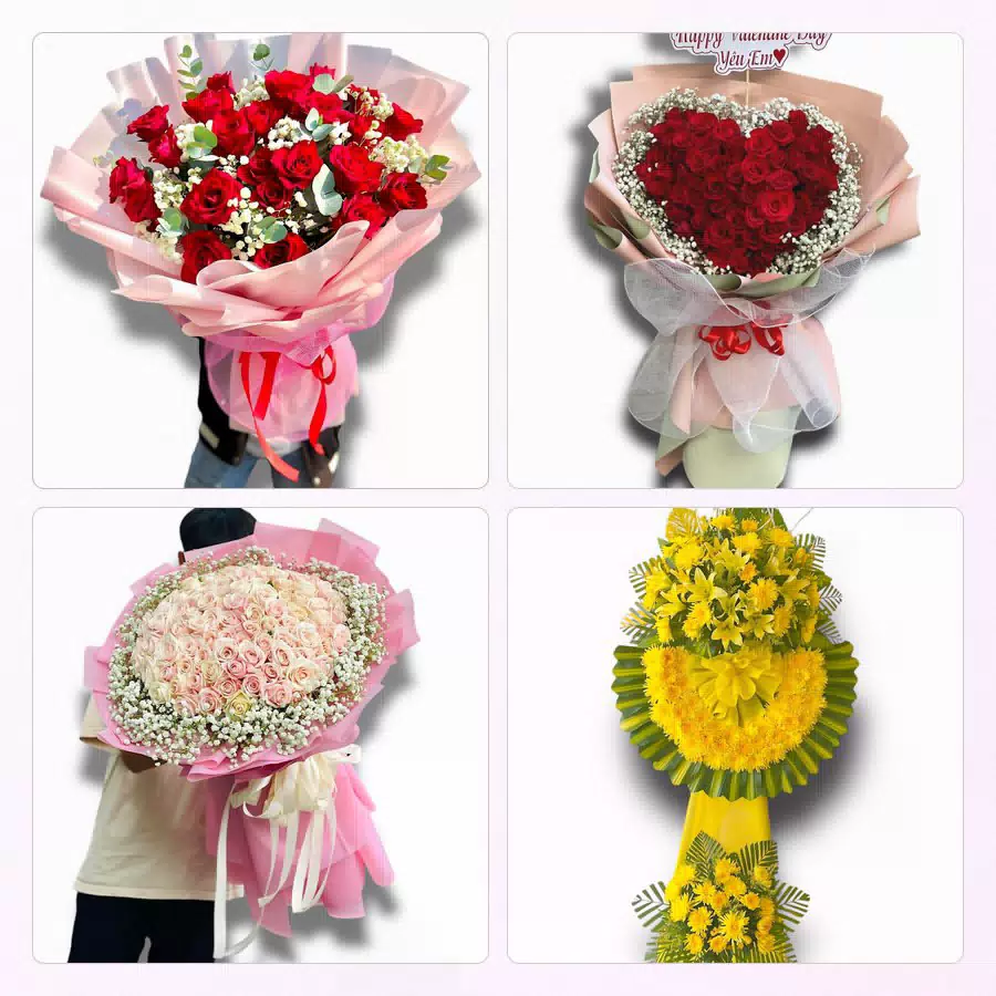 tiệm hoa Trảng Bàng giao hoa cưới hoa khai trương gần đường Nguyễn Văn Rốp