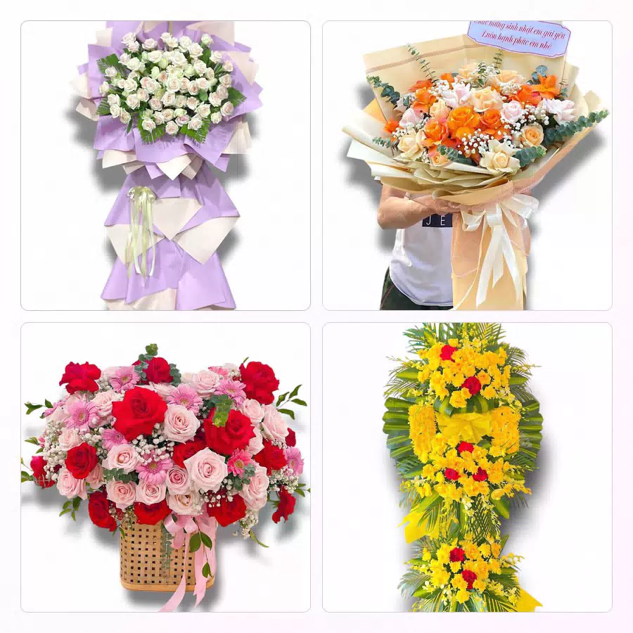 giao hoa tươi đường Phạm Văn Đồng Bình Sơn