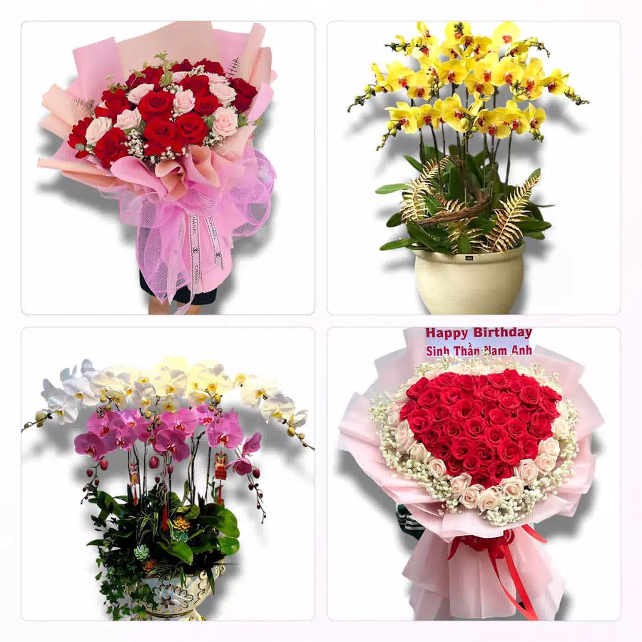 bó hoa tươi đặt giao tại Xã Đô Lương