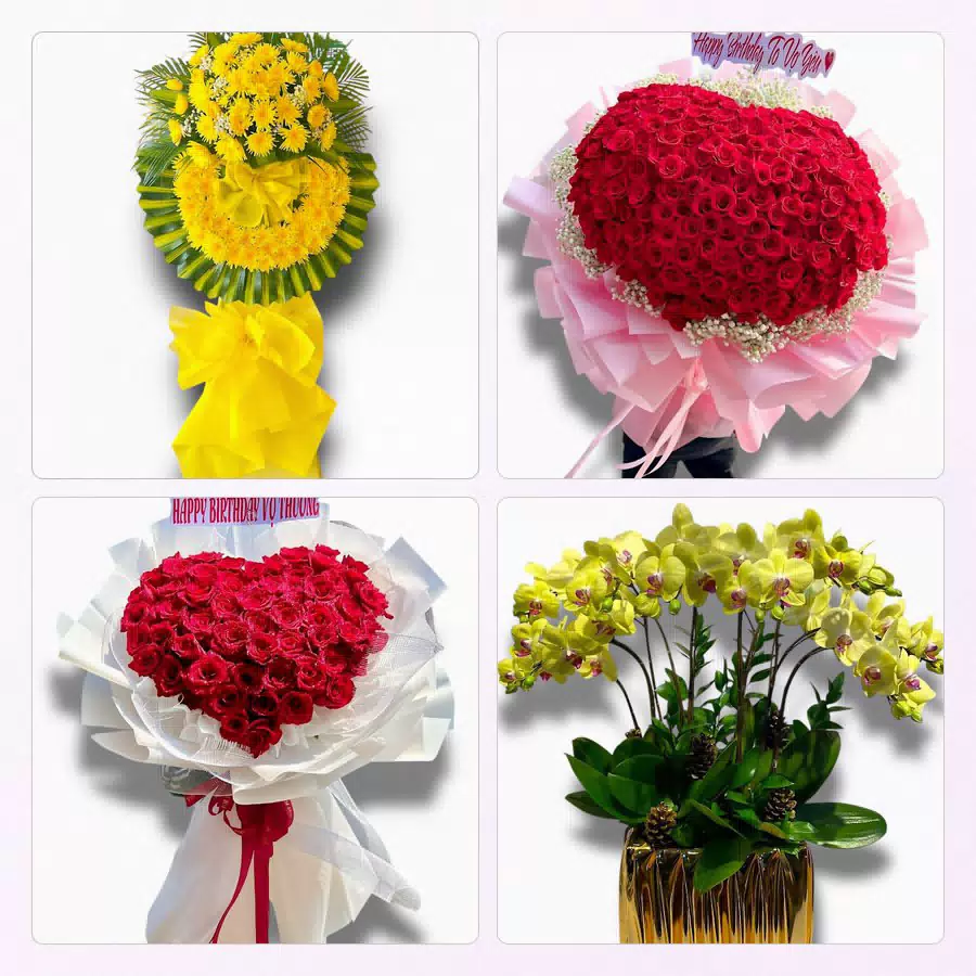 bó hoa tươi đặt giao tại Hợp Thịnh Bắc Ninh