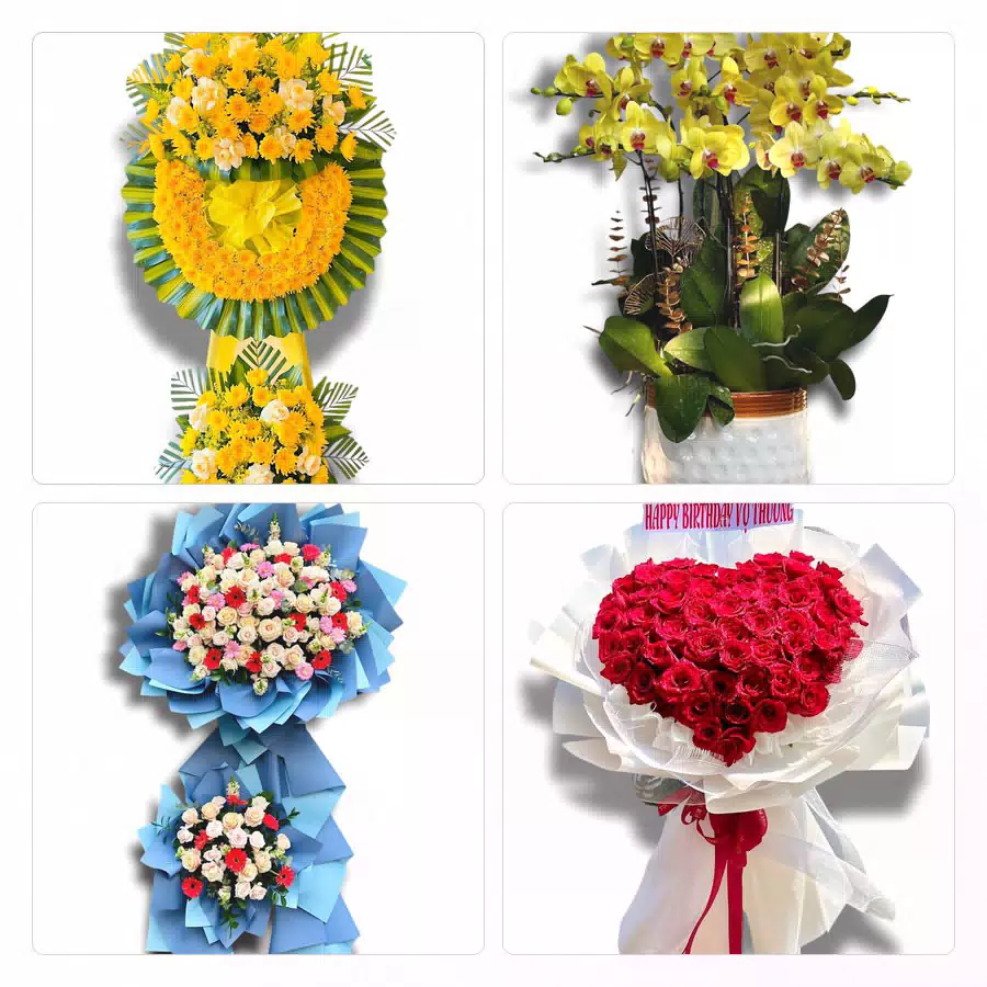 giỏ hoa chúc mừng khai trương tại Xã Lấp Vò