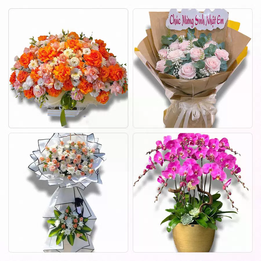 giỏ hoa tươi giao tận nhà Yên Mô Ninh Bình