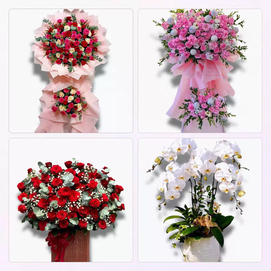 hoa cưới và hoa chia buồn tại Xã Trần Đề Cần Thơ