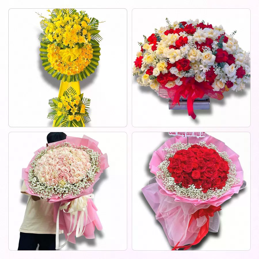 Shop Hoa Tươi Xã Nam Cường, Hưng Yên - Sinh Nhật – Khai Trương – Chia Buồn