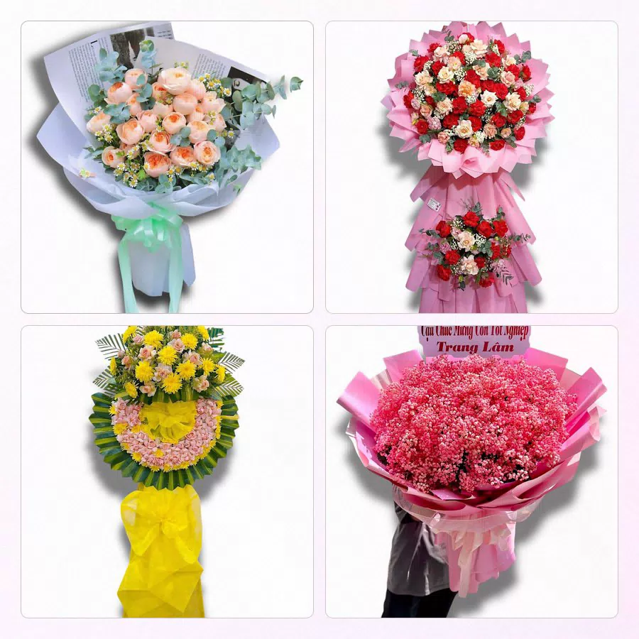 Tiệm Hoa Tươi Xã Hưng Long, TP.HCM - Sinh Nhật – Khai Trương – Chia Buồn
