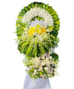 Hoa tang lễ loại 2 tầng truyền thống kính viếng 7 036