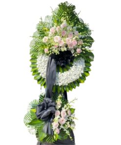 Hoa tang lễ loại 2 tầng truyền thống kính viếng 8 056