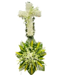 Hoa tang lễ 2 tầng chữ thập (D013) 1 Hoa Tang Le Chu Thap (2)